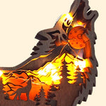 3D Holz Ornament Waldtier | Naturzauber
