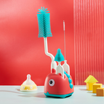 Baby Bottle Cleaning Set – 5 Pieces with Holder and Brushes