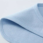 Absorbent Baby Bibs Made of Soft Cotton – Skin-Friendly with Snap Fastener