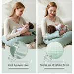 Ergonomic Nursing Pillow with Back Support for Comfortable Feeding