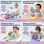 Montessori-Style Plush Fish Pond Children's Toy