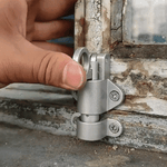 Spring mechanism for automatic aluminum window locking