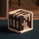 Holzpuzzle 3D - Rätselspiel für Denksportfreunde