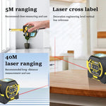 3-in-1 Laser-Messgerät mit Band | TechMeasure