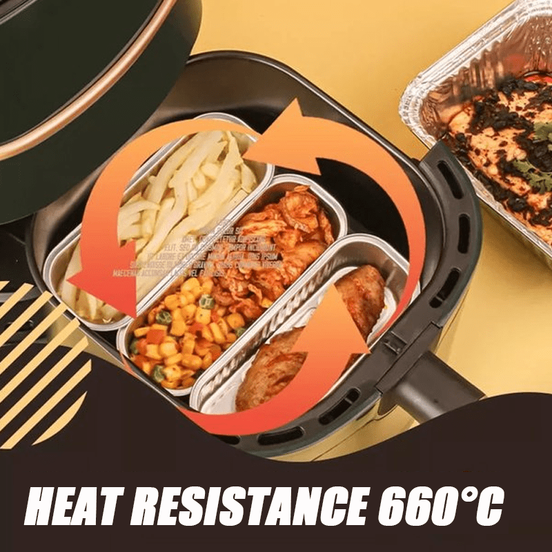 Disposable aluminum foil containers