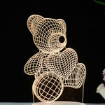 3D Teddylampe für eine beruhigende Atmosphäre