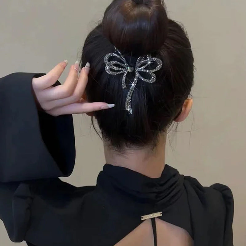 Elegante Haarspange mit Schleifen – Luxuriös und Praktisch