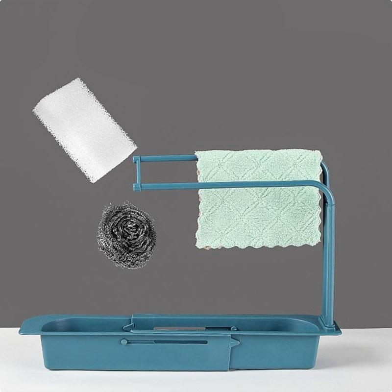 Küchenhelfer Deluxe - Flexibles Spülbecken-Organizer-Regal