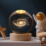 3D-Engraved Crystal Sphere - AstralGlow