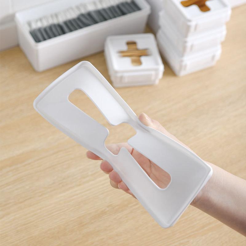 Aufbewahrungsbox für den Schreibtisch mit Deckel