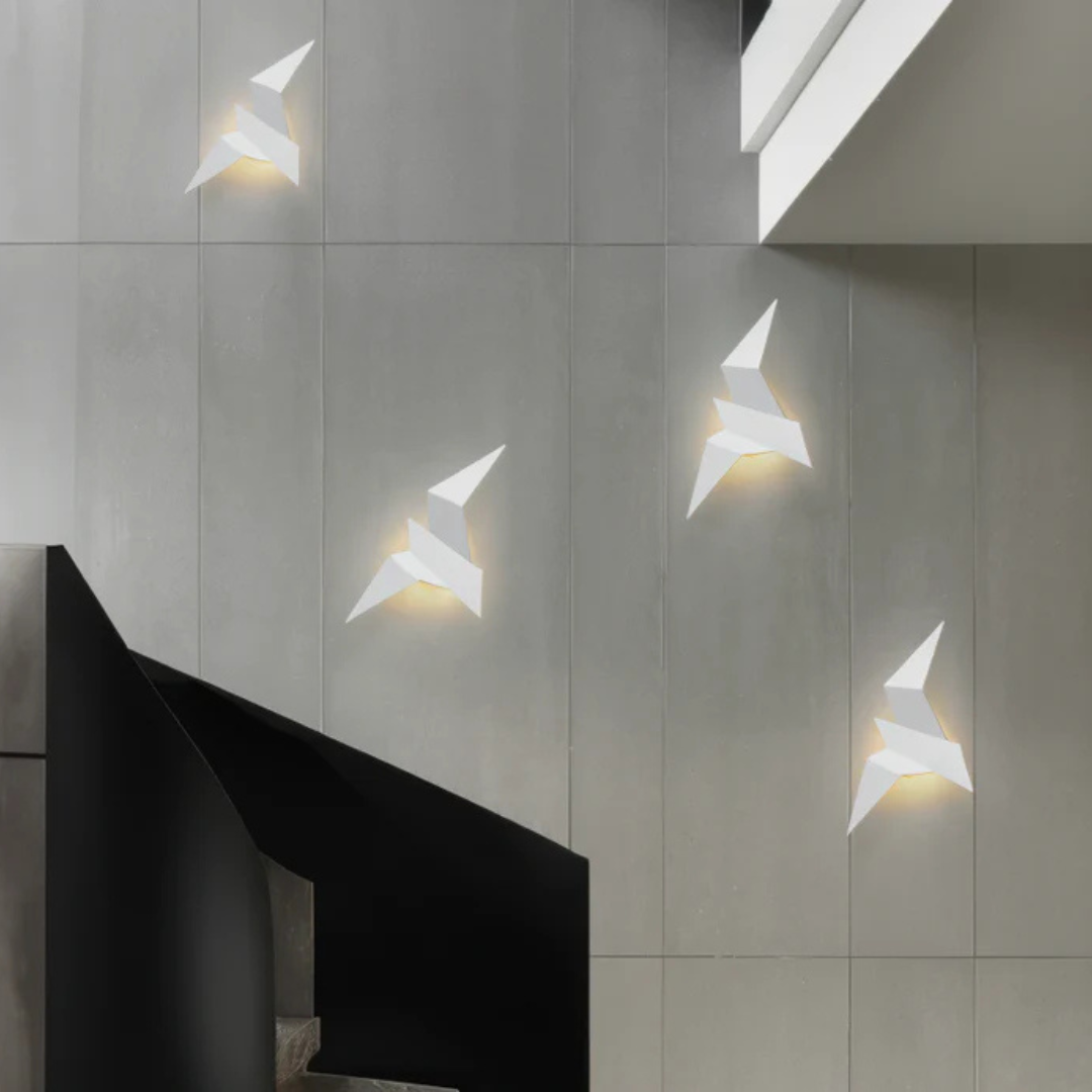 Origami Wall Lamp – Unique Japanese-Style Lighting for Living Rooms and Bedrooms
