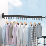 Wall-mounted, Retractable Clothesline for space-saving use