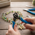 Precision pliers for jewelry wire