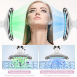 Gesichtsmassagegerät mit LED-Lichttherapie und Ionenreinigung