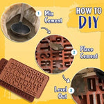 Concrete Alphabet Mold – Letter Casting Mold