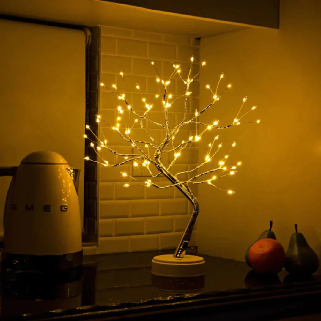 Luminara - Elegante Tischlampe mit 108 LED-Leuchten