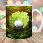 Cup with ball pattern