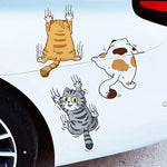 Cute Cat Comic Car Stickers