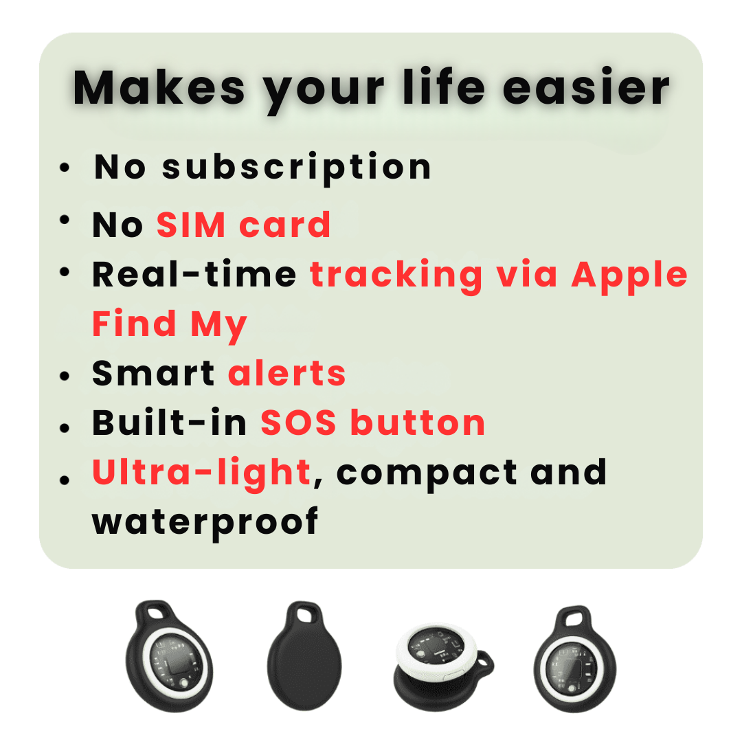 SichereSenior | GPS Tracker for Seniors | Real-time tracking, waterproof & no monthly fees for your peace of mind