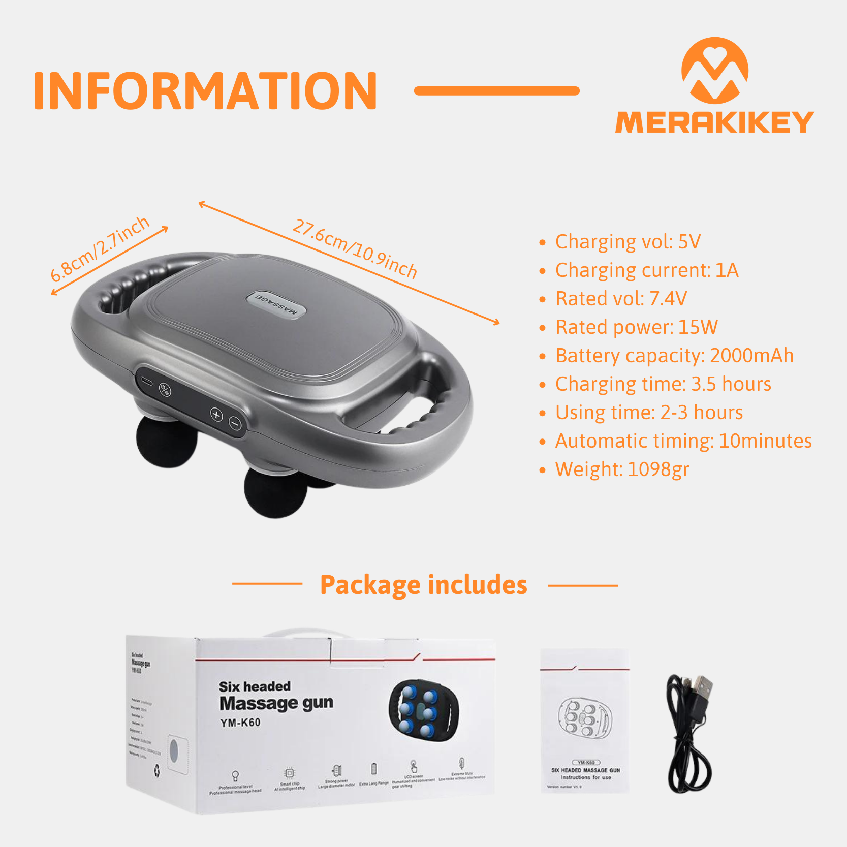 RelaxMax Pro | 6-Kopf Hochfrequenz-Massager für Entspannung