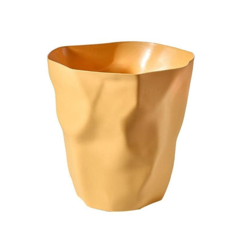 Elegant waste paper bin in modern paper design