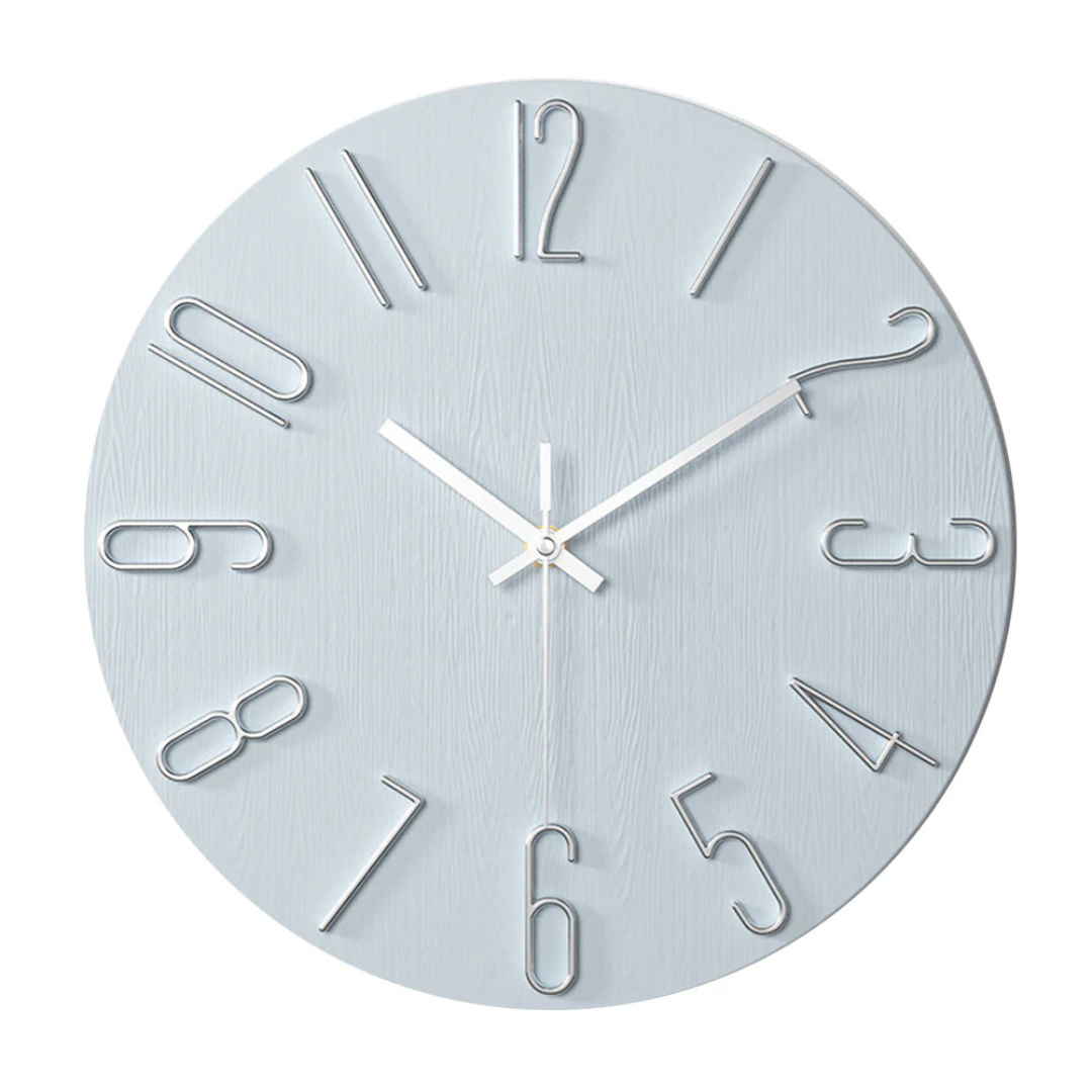 Modern and Silent Wall Clock for Living Room - Elegant Clock