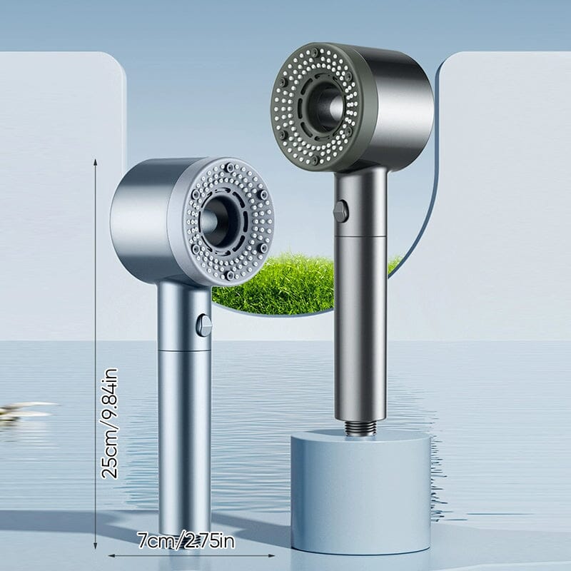 Doppelt effektiver Wasserreinigungsfilter Handbrause | AquaPure