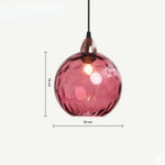 Elegant Glass Ball Pendant Lamp – AuraLicht