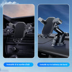 Robust Car Smartphone Holder with Hook | TechGrip