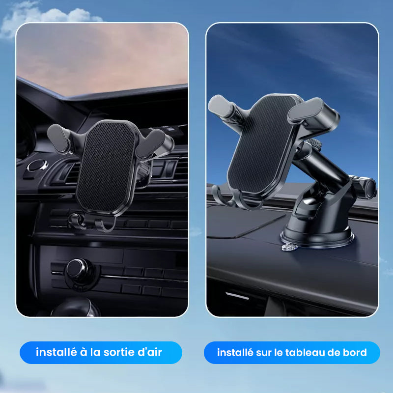 Robust Car Smartphone Holder with Hook | TechGrip