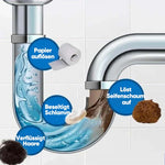 Drain cleaner for clogged pipes