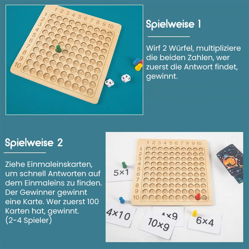Creative learning game to promote multiplication for children