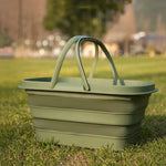 Foldable Multipurpose Basket – Ideal for Camping, Barbecues, and Home Use
