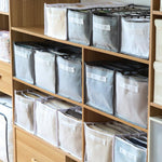 Praktischer Kleiderschrank-Organizer mit Fächern für Ordnung