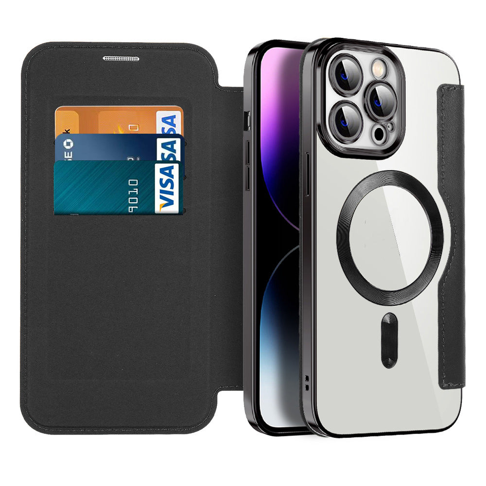 Elegante Magnetische Handytasche für iPhone 11-14