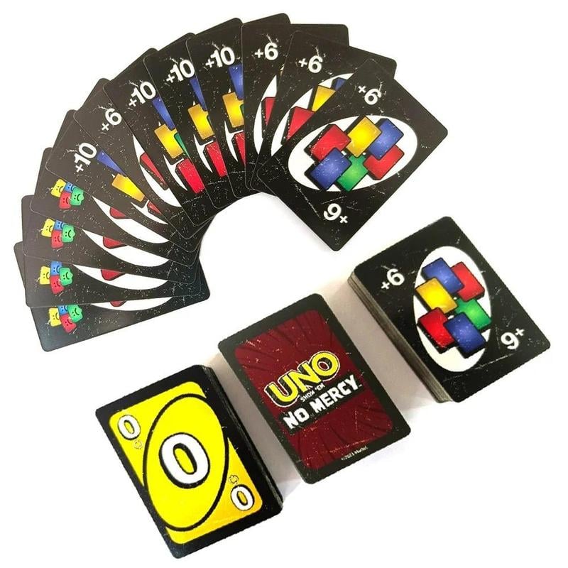 168 Dicke Uno Spielkarten