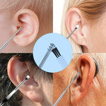 Hygienic Stainless Steel Ear Cleaning Kit - 6-Piece Set