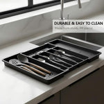 Adjustable Cutlery Drawer Organizer – 33–57 cm