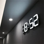 Moderne 3D LED Wanduhr – Stilvolles Design mit dimmbarer Beleuchtung