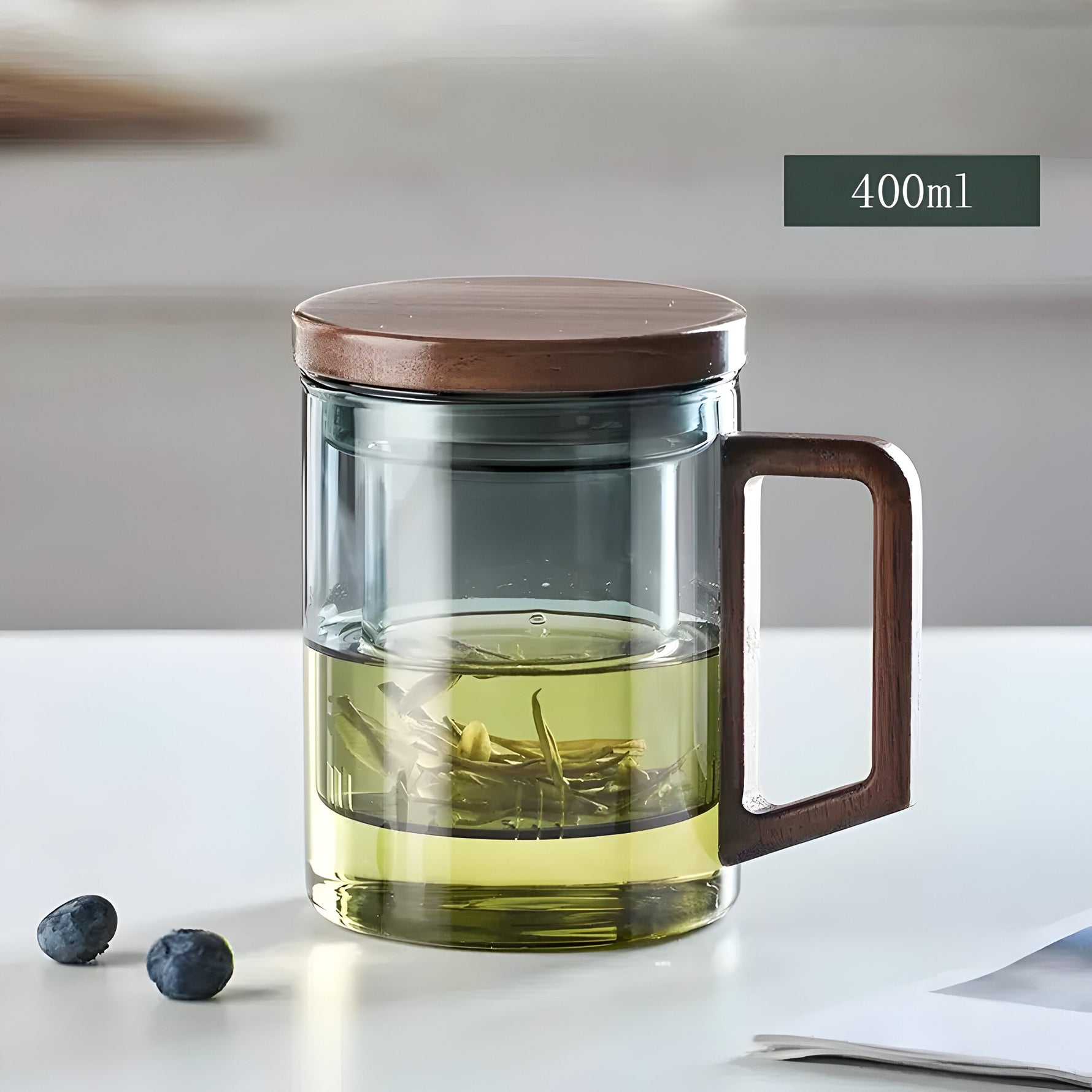 Hitzebeständige Teetasse aus Glas – ArtisanBrew Becher