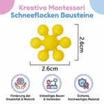 Snowflake Building Blocks for Creative Montessori Players