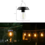 Sunlight | Compact Solar Pendant Light for Garden & Balcony | Weatherproof | LED Outdoor Lighting