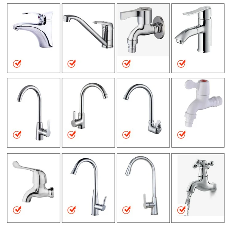 AquaSaver 360 – Flexible Faucet Aerator with 360° Rotation & Water-Saving Function