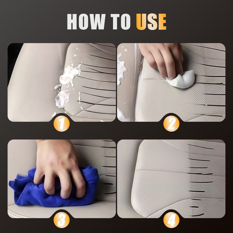 Leather care and interior cleaner – shine, freshness, and protection combined