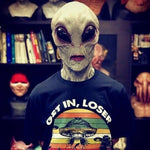 Realistische Halloween-Kostüm-Maske - Alien-Accessoire