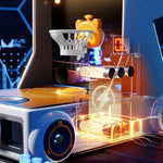Büro-Basketballspaß - Kompakte Arcade-Herausforderung für jeden Schreibtisch