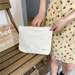 Geräumige Cord-Tasche für Kosmetik – Organizer Bag