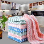 5 Pieces Kitchen Towel for Dishwashing - Water Absorbent Cleaning Cloth