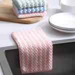 5 Pieces Kitchen Towel for Dishwashing - Water Absorbent Cleaning Cloth