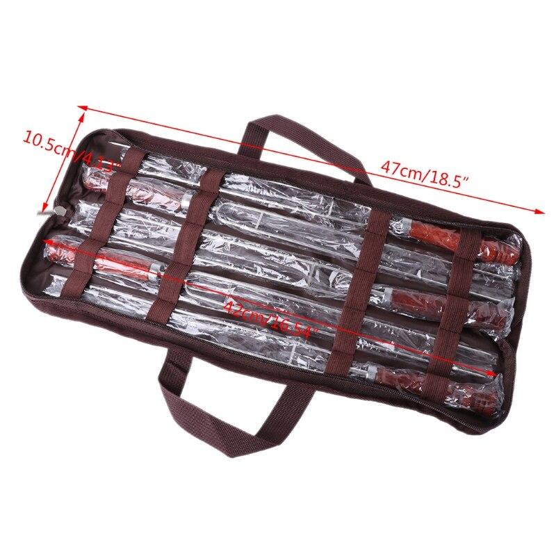 5-teiliges Set für Grillspieße mit Tragetasche | Grillzauber